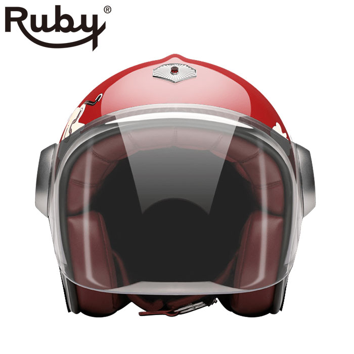 【楽天市場】ジェット ルビー ガブリエル（ベルベデーレ） バイク ヘルメット Ruby : Motorimoda