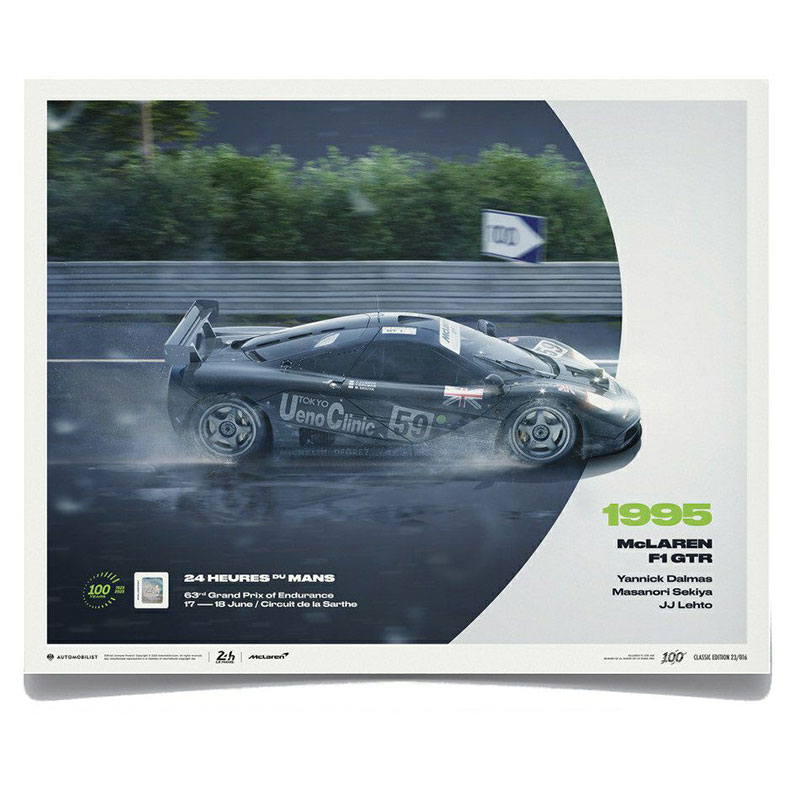 楽天市場】ポスター オートモビリスト アイルトン・セナ マクラーレン