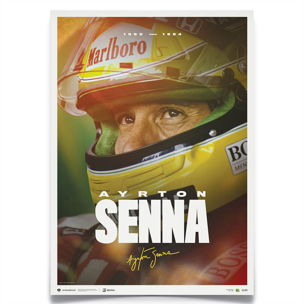 アイルトン・セナ特大ポスター(額入)AYRTON SENNA MEMORIAL アイルトン・セナ特大ポスター(額入)AYRTON SENNA MEMORIAL