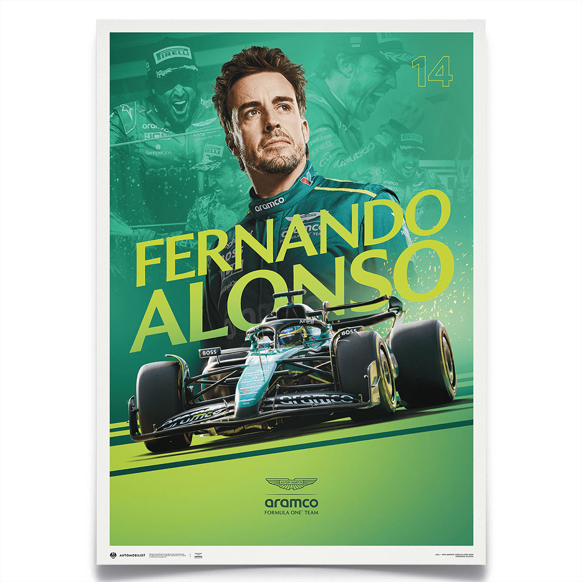 楽天市場】ポスター オートモビリスト マクラーレン F1チーム