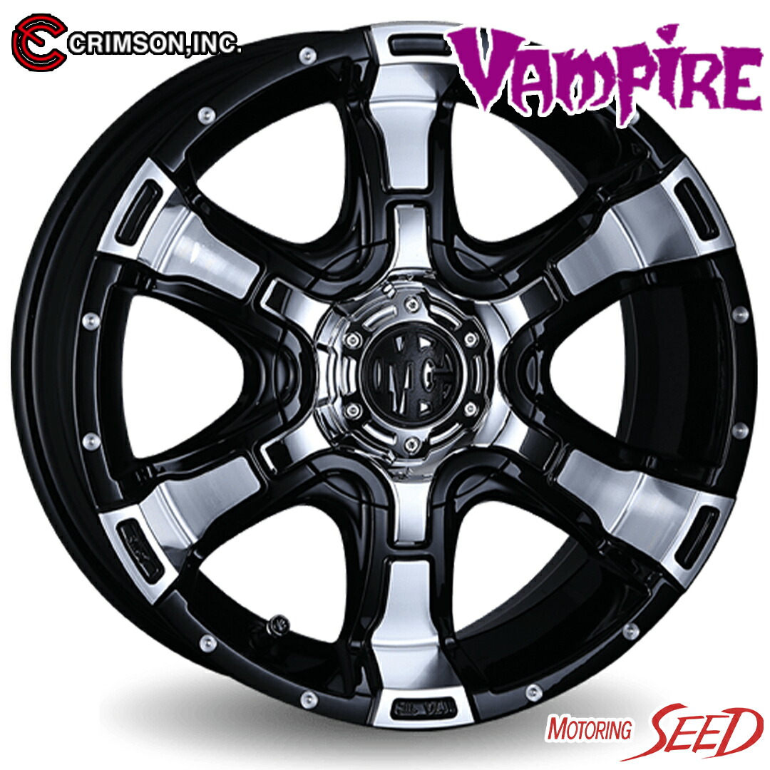 【レクサスGS、マークX等に】CRIMSON MG VAMPIRE 17×7J 10H 114.3 +38 × PIRELLI POWERGY 225/50R17 サマータイヤホイール4本セット画像