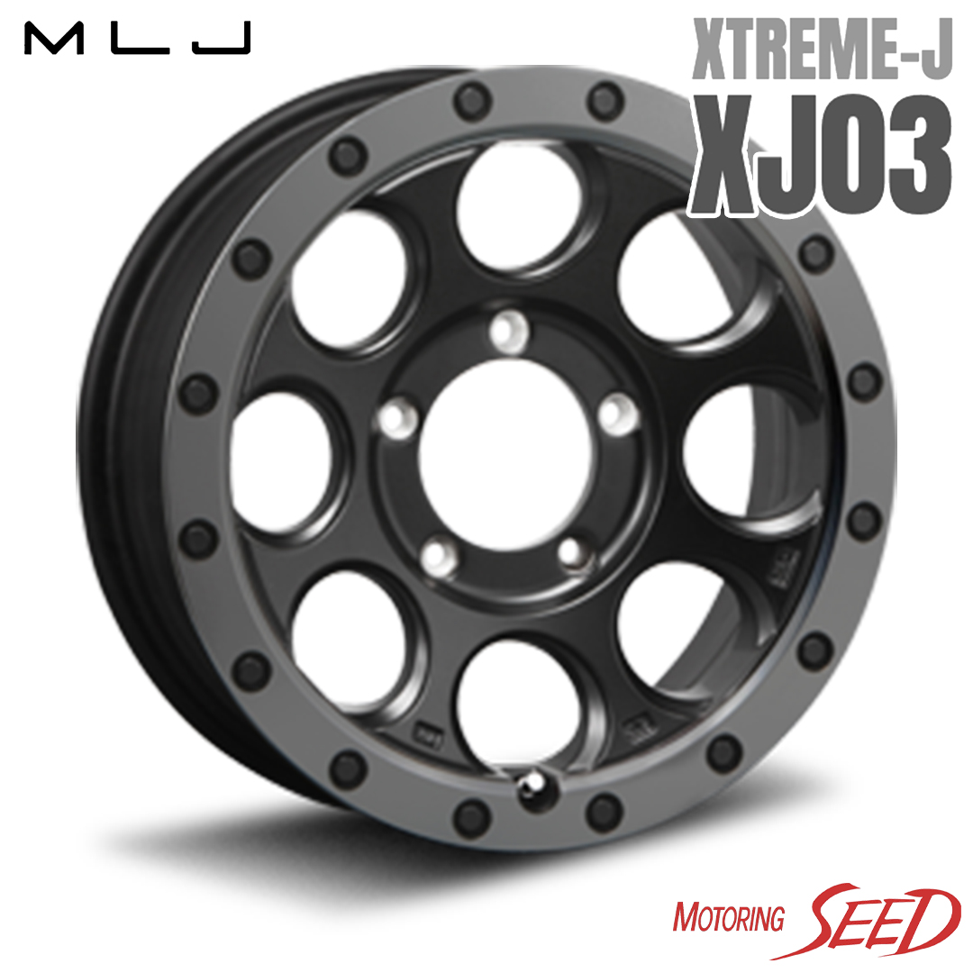 楽天市場】【ジムニーシエラ等に】MLJ XTREME-J XJ03 16×6J 5H 139.7