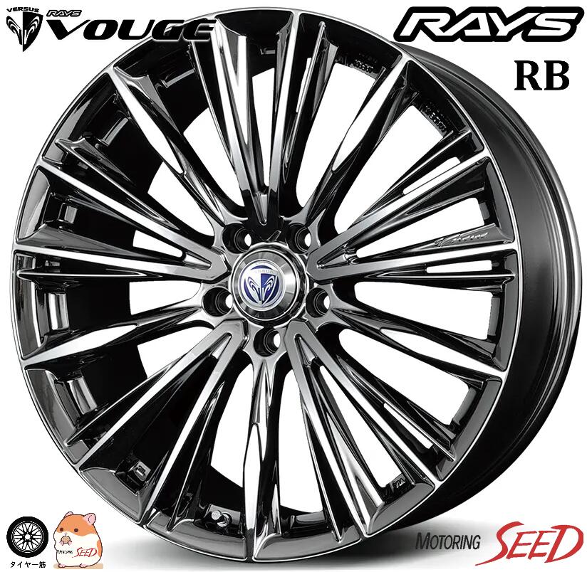 【マークX カムリ等に】 RAYS VERSUS VOUGE 18×7J 5H 114.3 +42 × DUNLOP SYNCHRO WEATHER 235/45R18 オールシーズンタイヤホイール4本セット【220クラウン等にも】