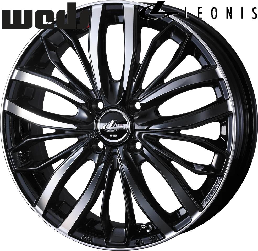 【N-BOX、タントなどに】WEDS LEONIS SC 16ｘ5.5J+45 4-100 ＆ Hankook Kinergy eco2 K432 新品サマータイヤ＆新品アルミホイール4本セット！！ 【ハスラー、ワゴンRにも】｜モータリングシード