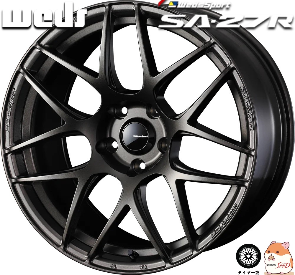 【 60RAV4 T33エクストレイル 等に】 WEDS WedsSport SA-27R 18×7.5J 5H 114.3 +35 × DUNLOP SYNCHRO WEATHER 235/60R18 オールシーズンタイヤホイール4本セット【新型RAV4 等に】