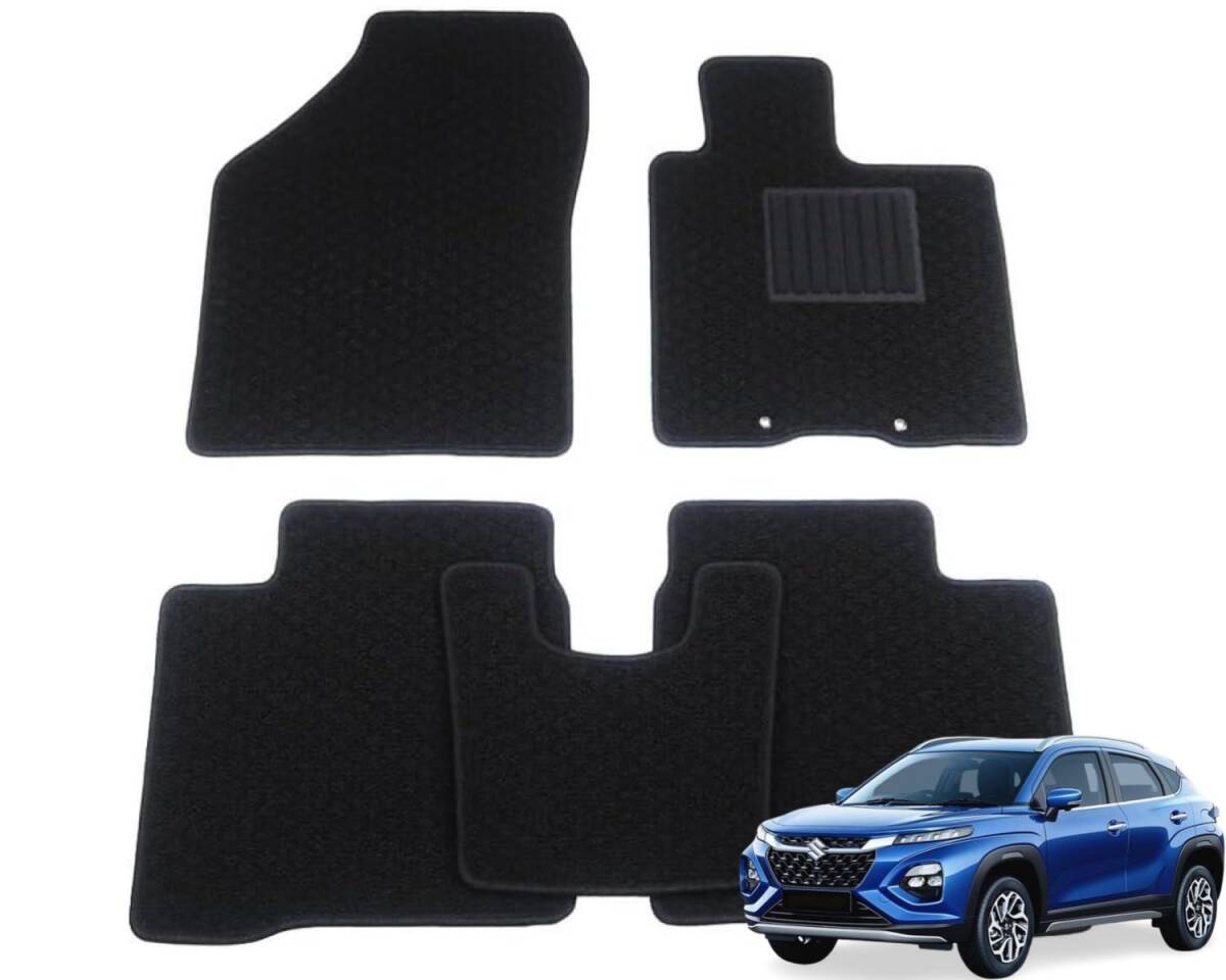 【 即納 】 スズキ フロンクス WDB3S / WEB3S 【 R6/10～ 】 フロアマット 日本製 純正タイプ 社外品 フェルト仕様 黒生地 ブラック 車種専用設計 | 036-29-1｜MOTORPOWER 8,814円