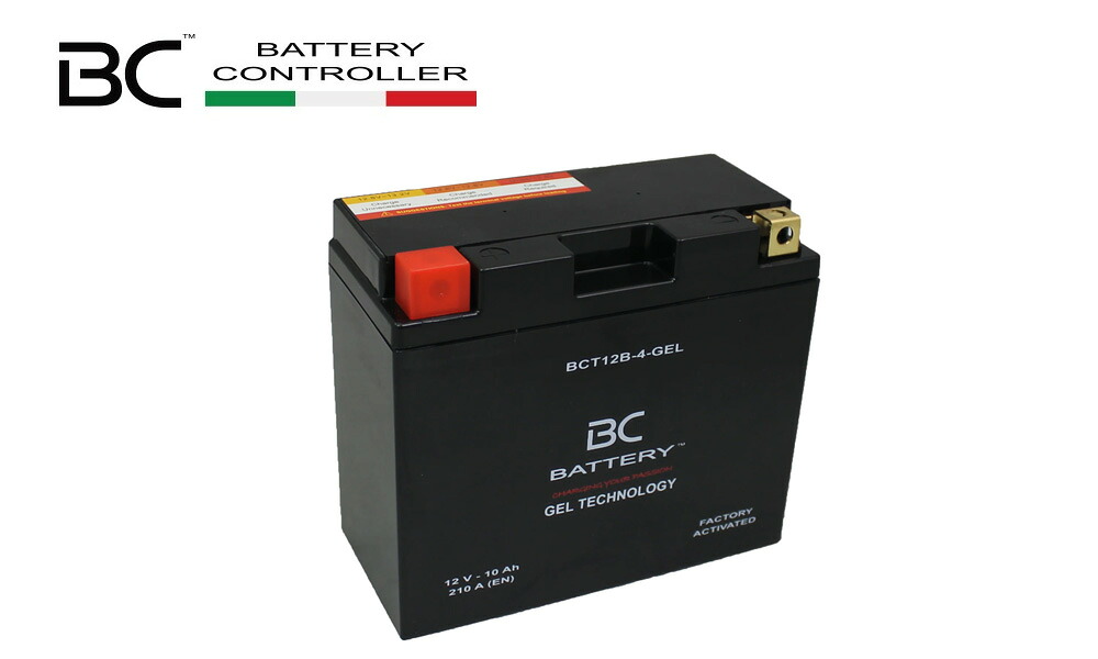 BC BATTERY CONTROLLER MF-GELバッテリー BCT12B-4-GEL【GELバッテリー】