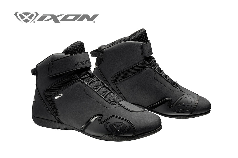 【国内正規取扱商品】IXON(イクソン) GAMBLER BLACK ライディングシューズ｜MOTOSALON