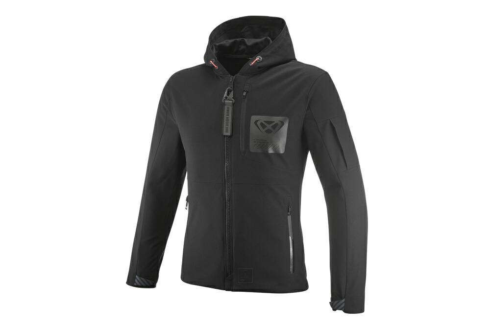 【国内正規取扱商品】IXON(イクソン)M-DISTRICT WR A オールシーズンパーカジャケット(BLACK)｜MOTOSALON