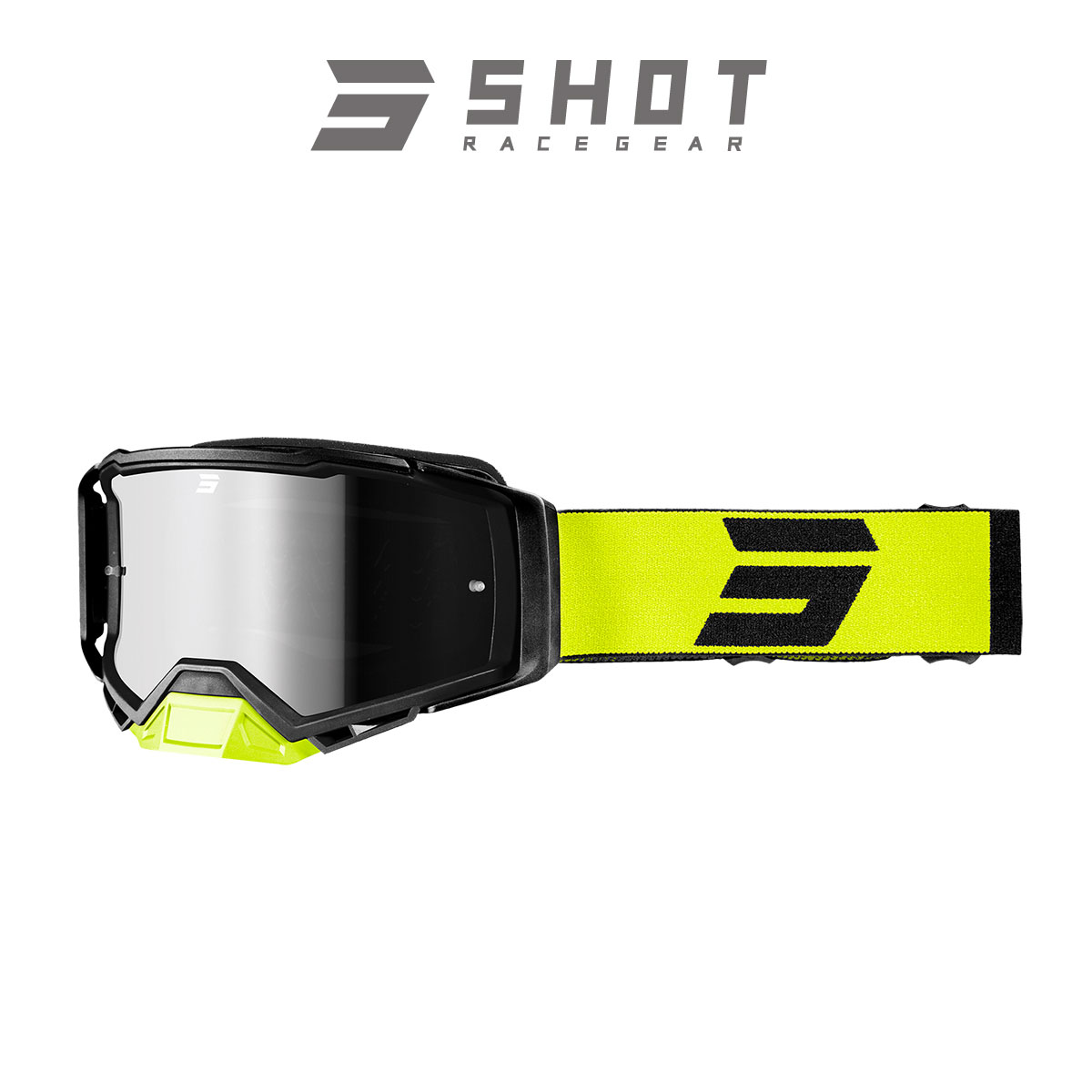 SHOT RACE GEARゴーグル CORE(コア) ネオンイエロー|MOTOSALON