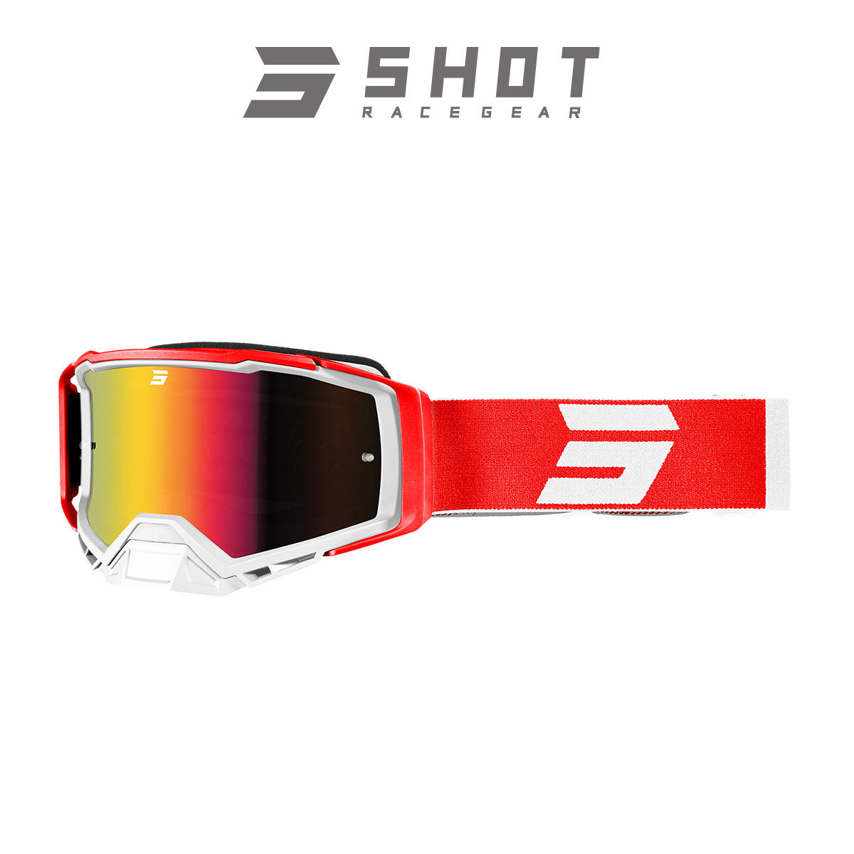 SHOT RACE GEARゴーグル CORE（コア） レッド｜MOTOSALON