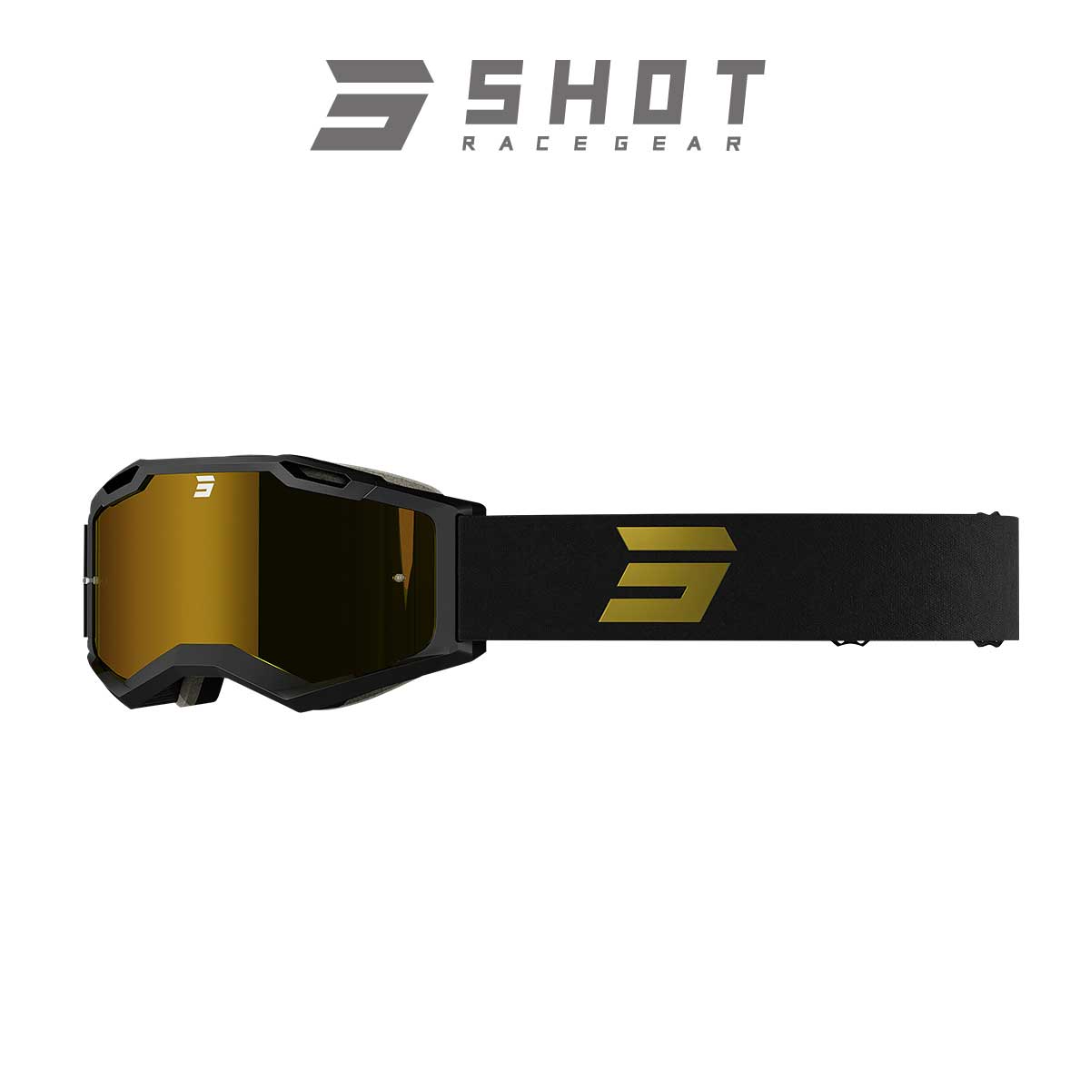 SHOT RACE GEAR ゴーグル IRIS2.0（アイリス2.0） テックゴールド