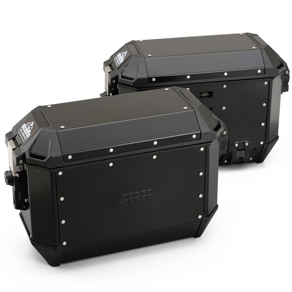GIVI (ジビ) 19701 バイク用 サイドケース 各36L ブラック アルミ製 左右セット TREKKER ALASKA ALA36B PACK2
