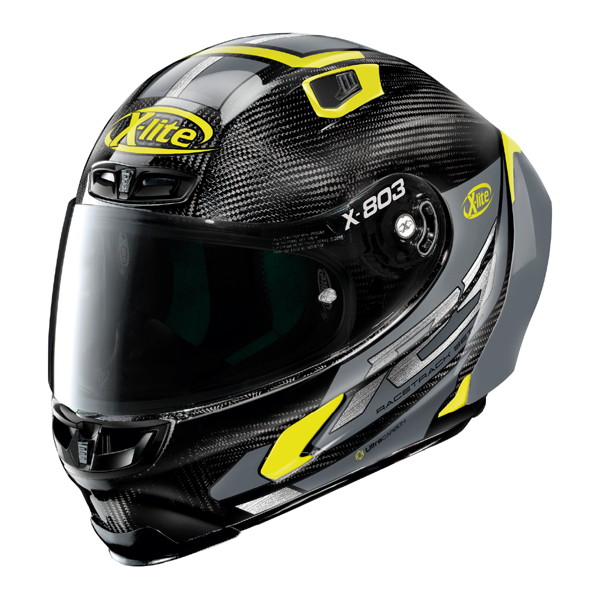 NOLAN(ノーラン) 32989 バイク用 ヘルメット フルフェイス Lサイズ(59-60cm) X-lite X-803RS ウルトラカーボン SKYWARP(イエロー/50)|二輪用品店 MOTOSTYLE 店