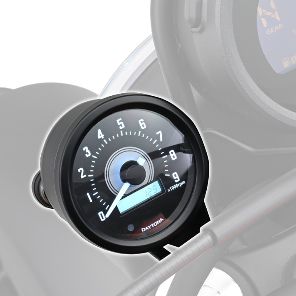 デイトナ 33103 VELONA(ヴェローナ) バイク用 電気式 タコメーター CL250/500(23)専用 ホワイトLED φ60 9000rpm表示|二輪用品店 MOTOSTYLE 店