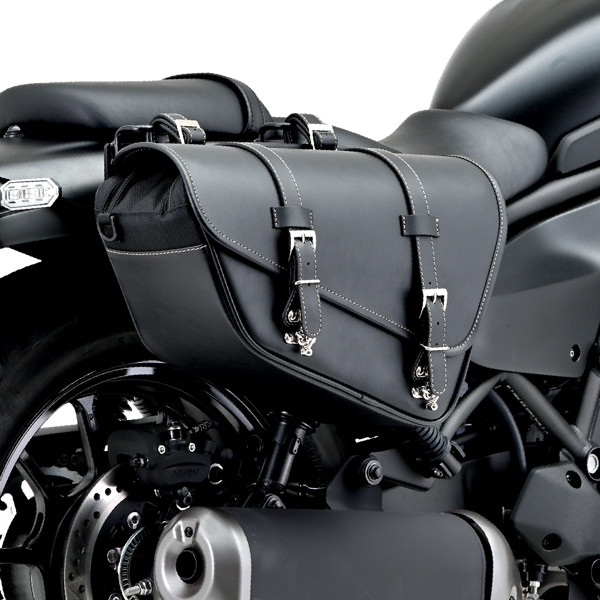 デイトナ 40413 ヘンリービギンズ(Henly Begins) バイク用 サイドバッグ 11L 右側専用 サドルバッグ DHS-39 スラッシャー