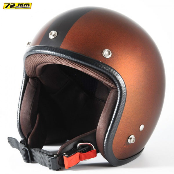 72JAM Helmet JP-12S TWILIGHT＋ メタリックブラックベース キャンディーオレンジ マット仕上げ Sサイズ(55-57cm未満)