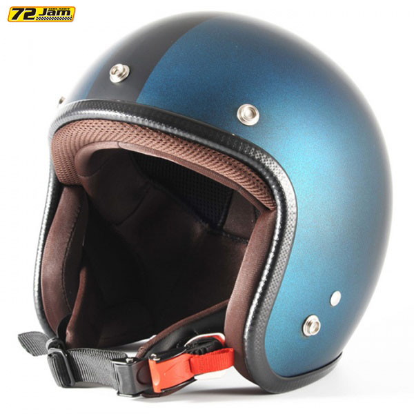 72JAM Helmet JP-11L TWILIGHT＋ メタリックブラックベース キャンディーブルー マット仕上げ XLサイズ(60-62cm未満)
