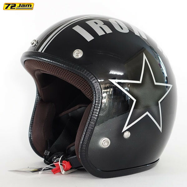 72JAM Helmet IP-3001 アイアンスター ブラック XLサイズ(60-62cm未満)|二輪用品店 MOTOSTYLE 店