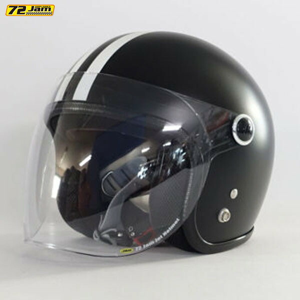 72JAM Helmet JPK-07 BLACK HAWK マットブラック KIDSサイズ(52-55cm未満)