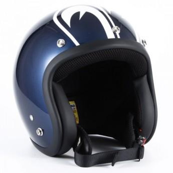 72JAM JET HELMET SP-01 SP TADAO JET 「SP忠男 ジェットヘルメット」 ネイビー/レッド FREEサイズ 目玉ヘルメット 4562286790663
