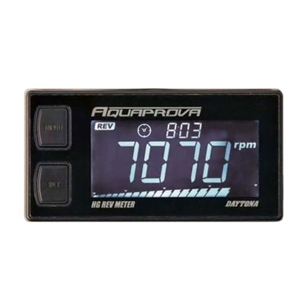 デイトナ 72815 アクアプローバ ハイグレード レブメーター 防水タイプ タコメーター AQUAPROVA HG REV METER|二輪用品店 MOTOSTYLE 店