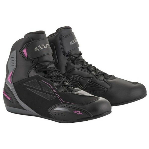 アルパインスターズ STELLA FASTER 3 DS SHOE （1139 BK DGRY FUC） レディース 防水ライディングシューズ