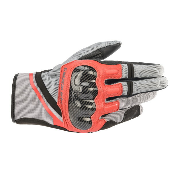 アルパインスターズ CHROME GLOVE クロームグローブ 3568721 9203-ASH-GRAY-BLACK-BRIGHT-RED