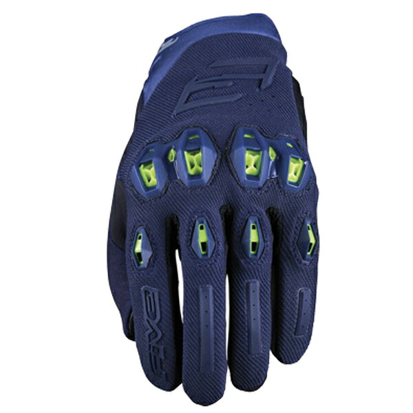 FIVE STUNT EVO2 スタント エボ2 ライディング グローブ (NIGHT BLUE FLUO YELLOW) 1032056401｜二輪用品店 MOTOSTYLE 店 9,443円