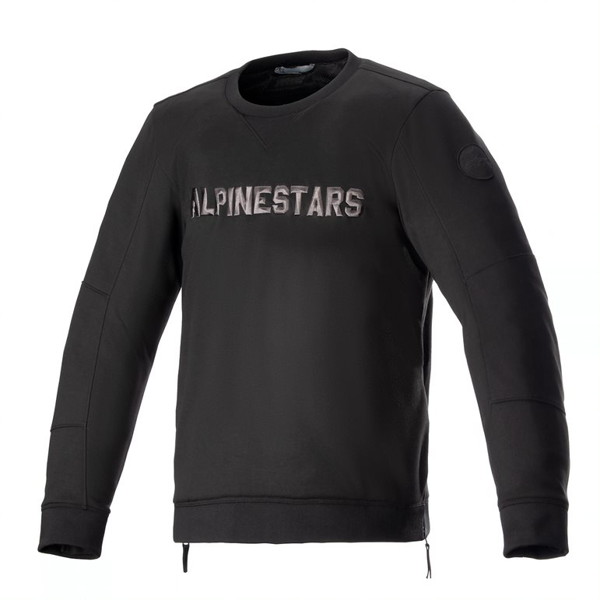 アルパインスターズ LEGIT CREW FLEECE レジット クルー フリース (105 BLACK COOL GRAY) 4201023｜二輪用品店 MOTOSTYLE 店