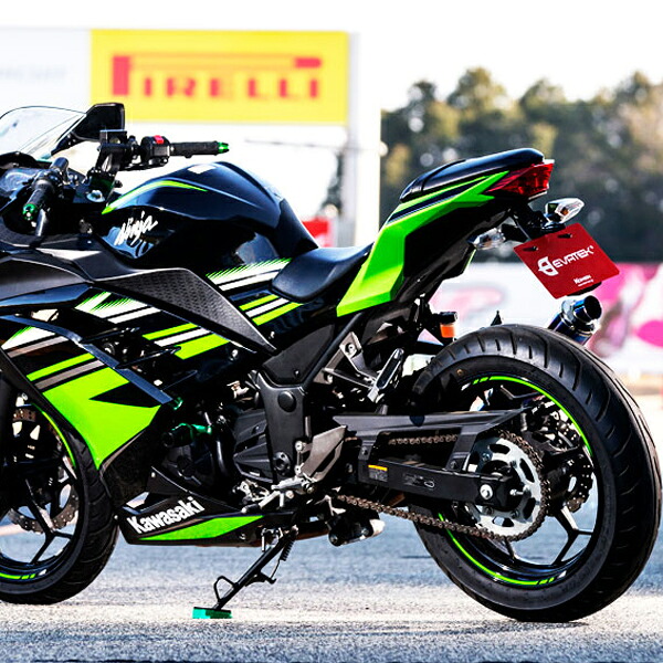 EVATEK（エヴァテック） EVT-5401 フェンダーレスキット Ninja250 13-17 Z250 13-18 パープル