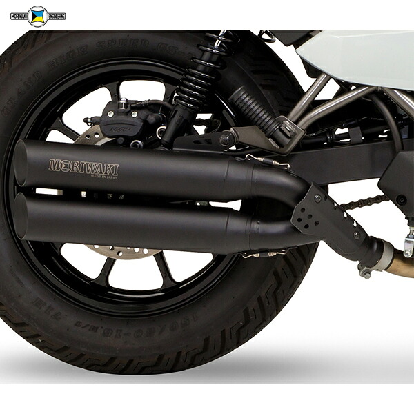 MORIWAKI (モリワキ) 01810-CG261-02 クロスツイン スリップオンマフラー ブラック ELIMINATOR 23-｜二輪用品店 MOTOSTYLE 店 62,772円