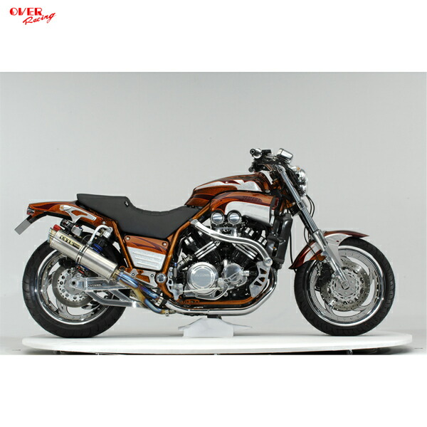 OVER Racing 10-34-TT GP-PERFORMANCE フルチタン スリップオン V-MAX1200