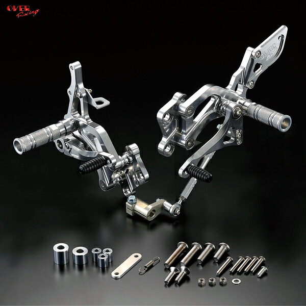 OVER Racing 51-111-12 バックステップ 4ポジション APE100|二輪用品店 MOTOSTYLE 店