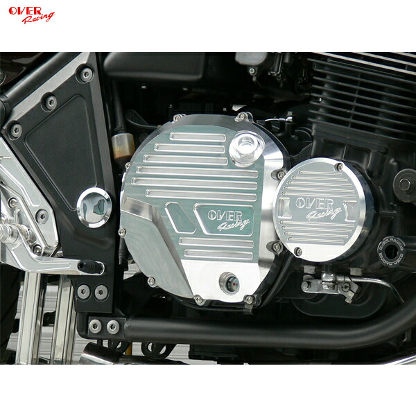 OVER Racing 57-73-11 クラッチカバー シルバー ZEPHYR1100|二輪用品店 MOTOSTYLE 店