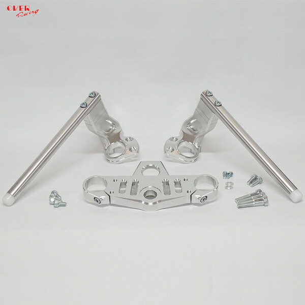 OVER Racing 55-012-11 スポーツライディングハンドルキット シルバー Monkey125｜二輪用品店 MOTOSTYLE 店