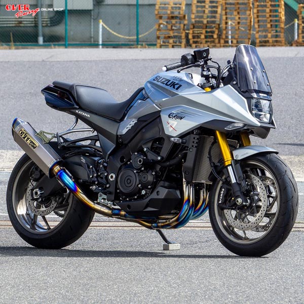 OVER Racing 20-56-11 KATANA(19-) TT-Formula RS フルチタン レーシングマフラー|二輪用品店 MOTOSTYLE 店