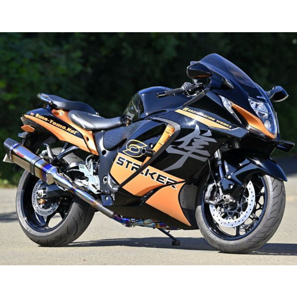 ストライカー インターモデル SC フルエキゾースト OFF-TYPE B JMCA 4-2-1 STD シングル SUZUKI `22- Hayabusa (3型) チタンヒートカラー 91593IMJ-H|二輪用品店 MOTOSTYLE 店