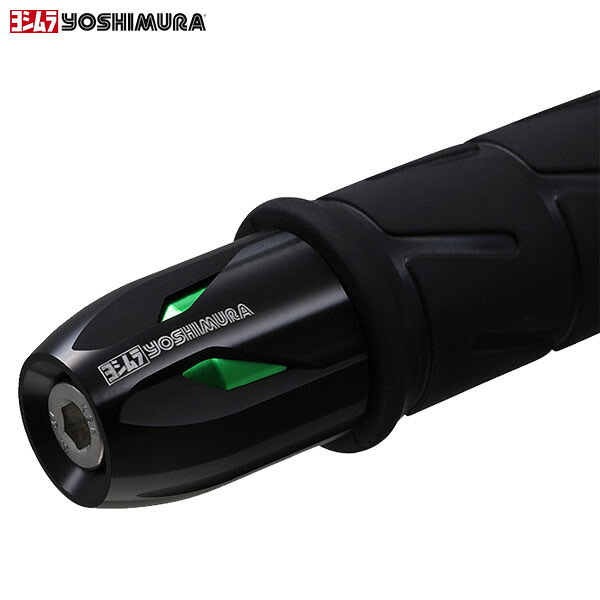 ヨシムラ (YOSHIMURA) 696-0H8-7200 ハンドルバーエンドHigh Lineカワサキ汎用 M8 ライムグリーン