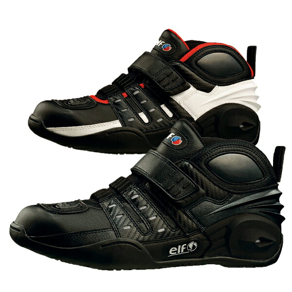 新品　エルフ(elf) シンテーゼ16 ライディングシューズ　27.0 白／黒 エルフ(elf) シンテーゼ16 ライディングシューズ（ブラック