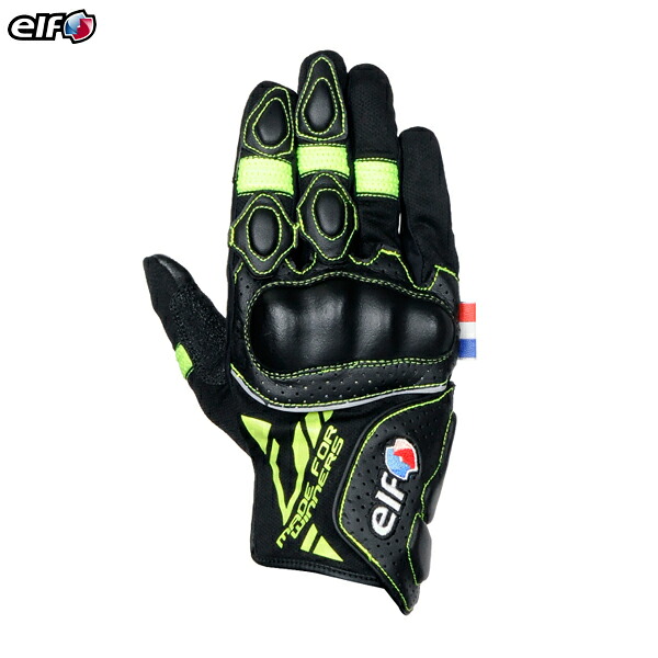 エルフ（ELF） EG-S527 ネーロメッシュグローブ Black＆Green｜二輪用品店 MOTOSTYLE 店
