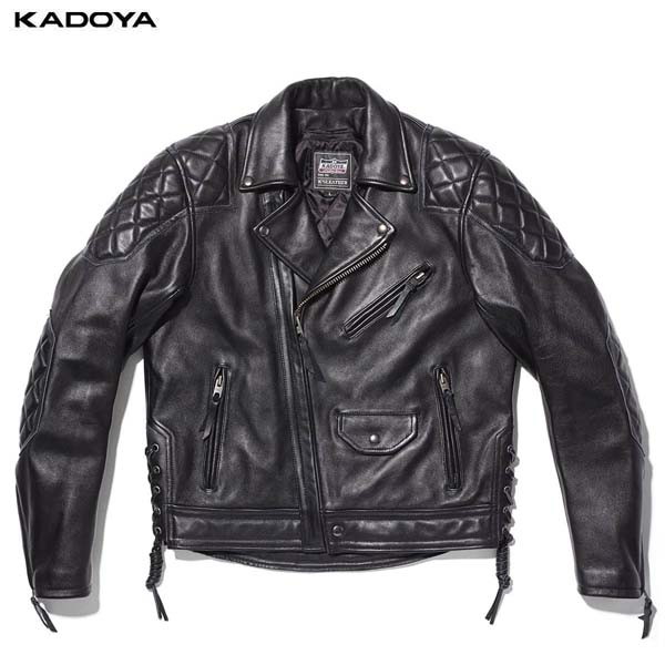 KADOYA レザージャケット L 黒 楽天市場】カドヤ(KADOYA) K'S LEATHER (ケーズレザー) バイク用