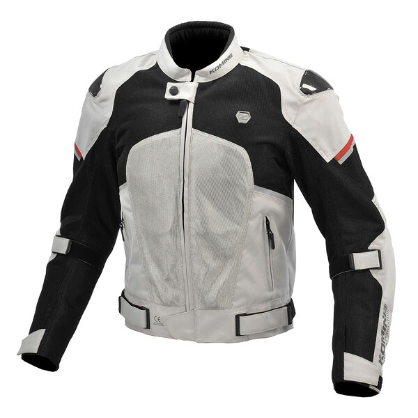 コミネ JK-1573 プロテクトカーボンメッシュジャケット Light-Grey-Black｜二輪用品店 MOTOSTYLE 店