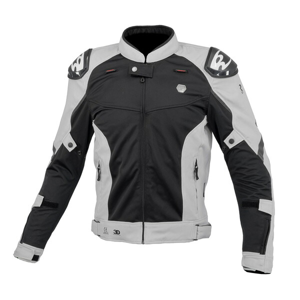 コミネ JK-168 Rスペックスポーツメッシュジャケット Light-Grey｜二輪用品店 MOTOSTYLE 店