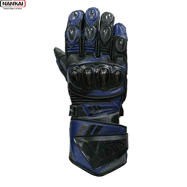 NANKAI(ナンカイ) PRG-07 スティールフィスト レーシング グローブ ブルー｜二輪用品店 MOTOSTYLE 店