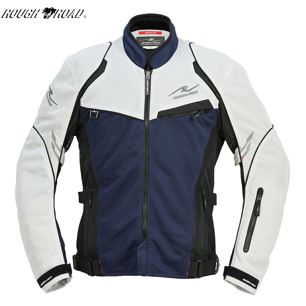 ラフ＆ロード (Rough＆Road) RR7350 ジェットエアメッシュジャケットFP ネイビー