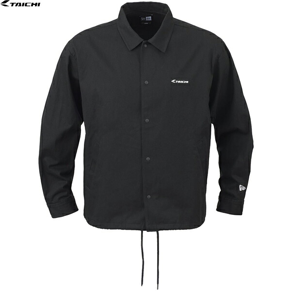 RSタイチ NEJ003 SHIRT COACH JACKET BLACK