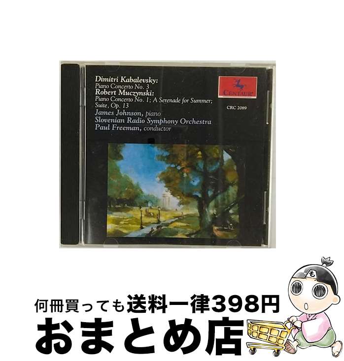 【中古】 Piano Concerto No． 3 No． 1 a Kabalevsky ,Muczynski / James Johnson, Slovenian Radio Symphony Orchestra / Centaur [CD]【宅配便出荷】