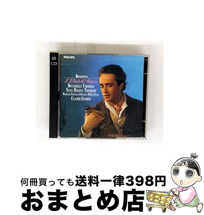 【中古】 ドニゼッティ：歌劇 愛の妙薬 全曲 ホセ・カレーラス,カーティア・リッチャレッリ S ,スザンナ・リガッチ S ,レオ・ヌッチ Br ,ドメニコ・トリマルキ Br ,ク / / [CD]【宅配便出荷】