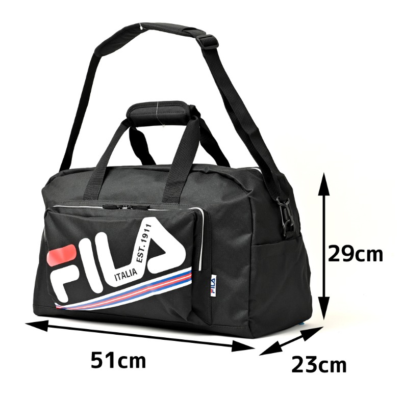 ボストンバッグ 修学旅行 中学生 Fila インサイドロゴボストン 小学生 女子 ブランド 大容量 旅行 ナイロン 女の子 男の子 人気 フィラ バッグ シンプル ロゴ 女子 男子 大きめ たくさん入る ショルダー付き 男女兼用 誕生日 プレゼント 贈り物 ギフト お返し お誕生日